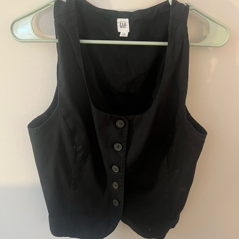 GAP Women's Black Sleeveless Blouse